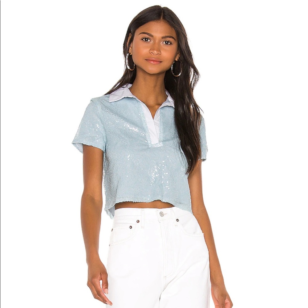 Revolve Superdown crop